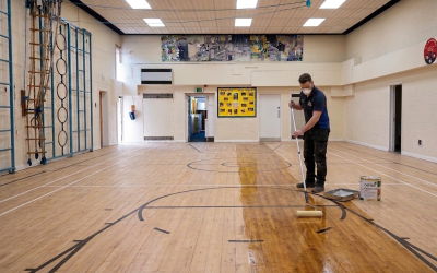 School Hall Floor Maintenance in New Southgate, N11