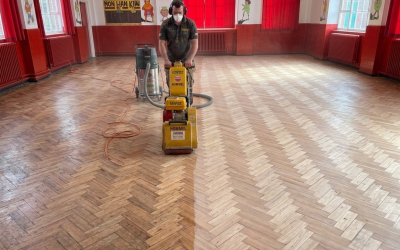 School Parquet Floor Sanding in New Southgate, N11
